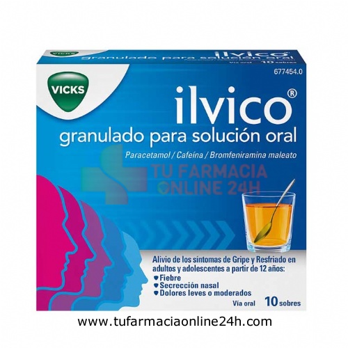 ILVICO GRANULADO PARA SOLUCION ORAL, 10 sobres