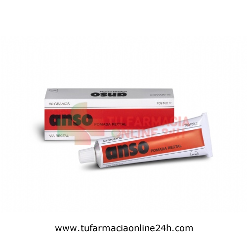 ANSO POMADA RECTAL, 1 tubo de 50 g