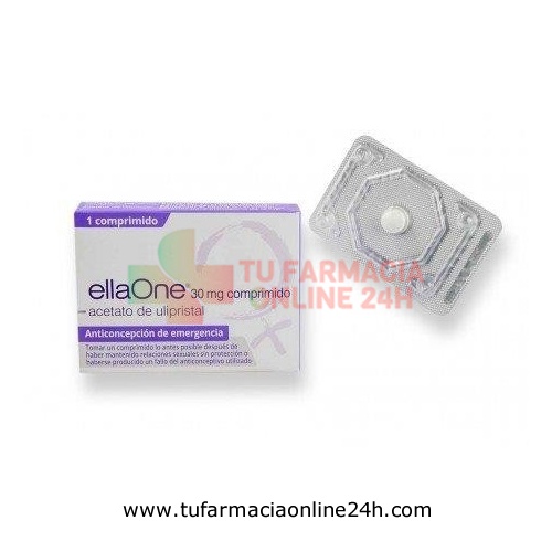 ELLAONE 30 MG COMPRIMIDO RECUBIERTO CON PELICULA, 1 comprimido