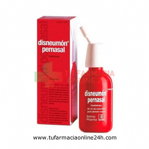 DISNEUMON PERNASAL 5 MG/ML SOLUCION PARA PULVERIZACION , 1 envase pulverizador de 25 ml