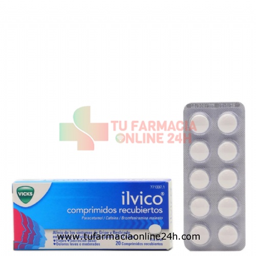 ILVICO COMPRIMIDOS RECUBIERTOS, 20 comprimidos