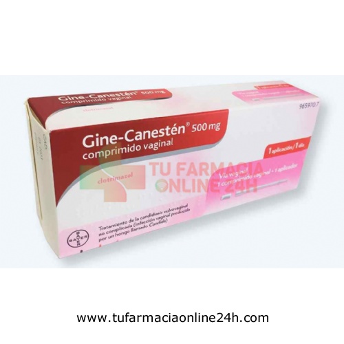 GINE-CANESTEN 500 mg COMPRIMIDO VAGINAL , 1 comprimido