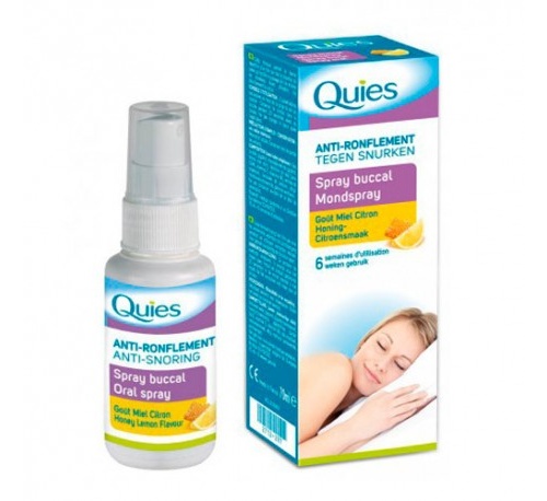 Quies spray bucal antirronquidos (1 envase 70 ml miel y limon)