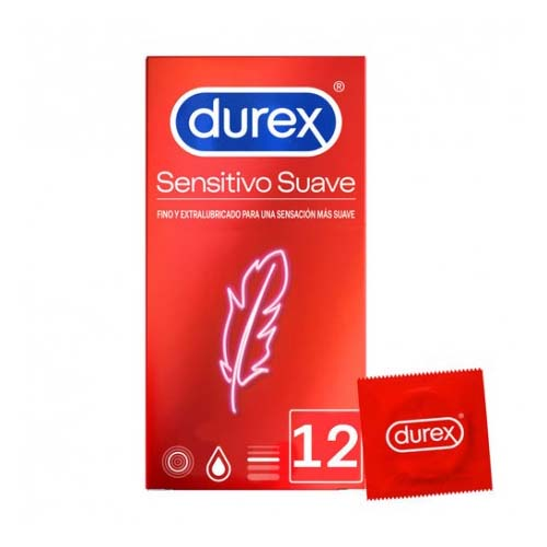 Durex sensitivo suave - preservativos (12 unidades)