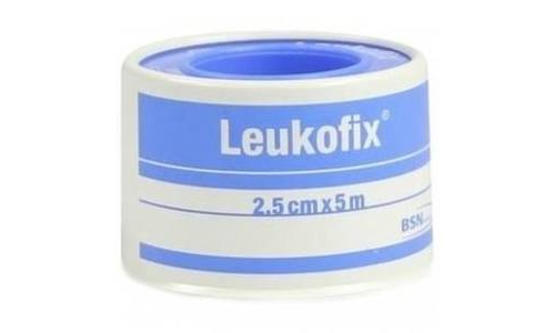 Esparadrapo hipoalergico - leukofix plastico (1 unidad 5 m x 2,5 cm)