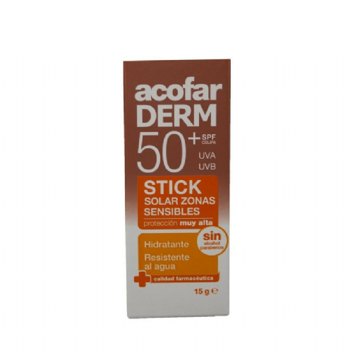Acofarma nesira stick solar zonas sensibles spf 50+  1 stick 15 g