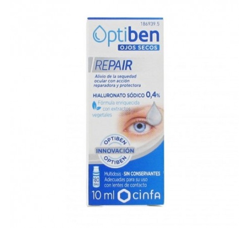Optiben ojos secos repair (frasco 10 ml)