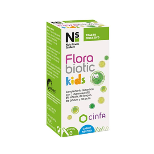 Ns florabiotic kids recuperador instant  8 sobres 2 g sabor neutro