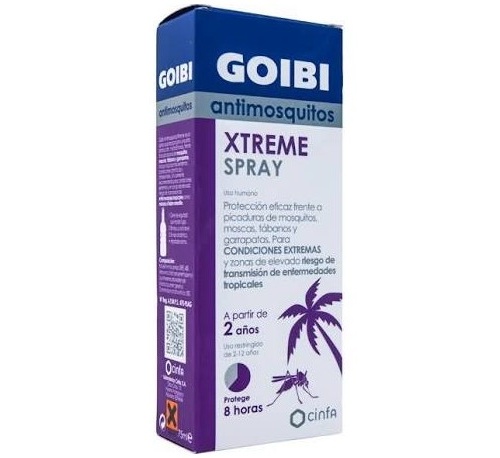 Goibi antimosquitos xtreme spray - repelente (75 ml)