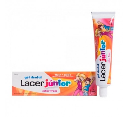 Lacer junior gel dental (75 ml fresa)