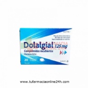 DOLALGIAL CLONIXINO LISINA 125 mg COMPRIMIDOS RECUBIERTOS , 20 comprimidos