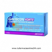 GAVISCON FORTE COMPRIMIDOS MASTICABLES,24 comprimidos