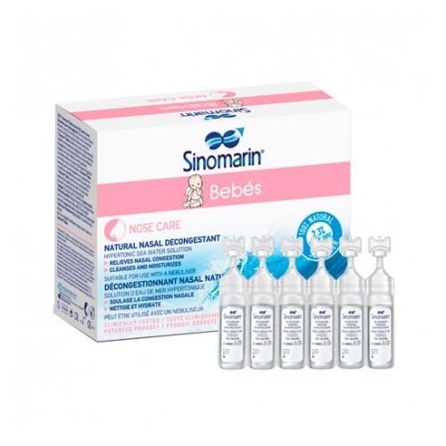 Sinomarin bebes limpieza nasal  18 viales monodosis 5 ml
